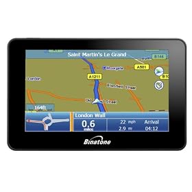 Binatone B430 Widescreen Satellite Navigation with UK and ROI Mapping