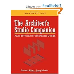 The Architect's Studio Companion: Rules of Thumb for Preliminary Design