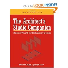 The Architect's Studio Companion: Rules of Thumb  for Preliminary Design