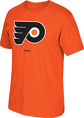 NHL Philadelphia Flyers "Jersey Crest" Tee, X-Large, Orange