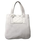 Dolce & Gabbana White Pebbled Leather Tall Tote BB1842-A7498-80001