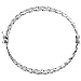 Sterling Silver Double Connected Twisted Hinged Bangle Bracelet
