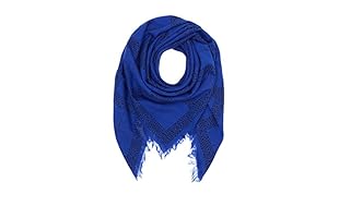 Marc by Marc Jacobs Fular Woven Logo Plaid (Azul)