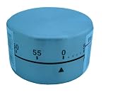 60 min brushed steel magnetic mechanical kitchen timer