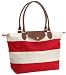 [サック] SAC ボーダー柄ポリエステルバッグ