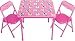 Disney Princess Collection Folding Activity Table with 2 Folding Chairs