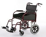 Alloy Transit Wheelchair with Attendant Brakes 18'''' Seat