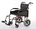 Alloy Transit Wheelchair with Attendant Brakes 21'''' Seat