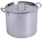 Progressive International Stainless Steel 30 Quart Stock Pot