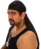 Hip Hop Doo Rag in Black - Adult Std.