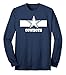 Men's Dallas Cowboy Long Sleeves T Shirt, NFL Football T-shirt