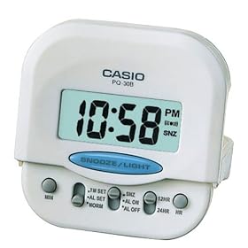 Casio - PQ-30B-7EF - R�veil - Quartz Digitale - Alarme r�p�titive - Eclairage LED