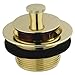 Kingston Brass DLL202 Lift and Lock Bath Tub Drain, Polished Brass