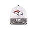 New Era NFL Denver Broncos 2016 Training Camp Team Color 39THIRTY Stretch Fit Cap, Medium/Large, White/Gray Heather