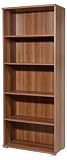 Produkt-Bild: Germania 609-88 Aktenregal "Space", 4 Einlegeb&ouml;den 5 - Raster, Walnuss-Nb.
