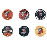 Portland Trail Blazers 6 Button Set