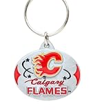 Calgary Flames Hockey Pewter NHL Keychain