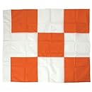 Safety Flag APF2G 36 by 36 Airport Flag, Orange and White