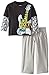 Gerber Graduates Baby Boys' Long Sleeve Top and Grey Pant Set, Guitar, 12 Months