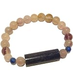 Fluorite Bracelet 14 Stretch Lapis Blue White Purple Gemstone Crystal Healing