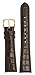 Mens Alligator Grain Watchband Brown 18mm Watch Band - by JP Leatherworks