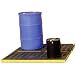 Dixie Poly BM-SD-4 Polyethylene 4 Drum Low Boy Spill Deck, 18 gallon Sump Capacity, 48" Length x 48" Width x 2.25" Height