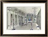 Design for a Music Room with Panels by Margaret Macdonald Mackintosh 1901 Framed Art Poster Print by Charles Rennie Mackintosh, 32x24