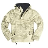 Surplus Herren Windbreaker Outdoor Hoodie mit Fleece - desert -