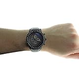 Big Black Watch! 20 carats of 100% REAL Black Diamonds Breitling Super Avenger