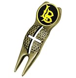 Long Beach State 49ers Gold Crosshair Divot Tool