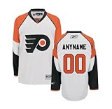 ANYNAME #00 Philadelphia Flyers RBK NHL Premier Hockey Jersey by Reebok (Custom Sewn with Authentic Tackle Twill)
