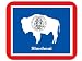 US State Flag - Shoshoni, Wyoming (WY) Mouse Pad