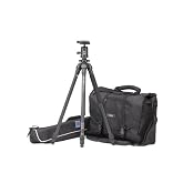 Photographer's Pro Bundle with Tenba 15-in Black Messenger Bag and Benro Tripod Kit