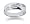0.12 ctw. Woman's Round Diamond Wedding Band in Platinum
