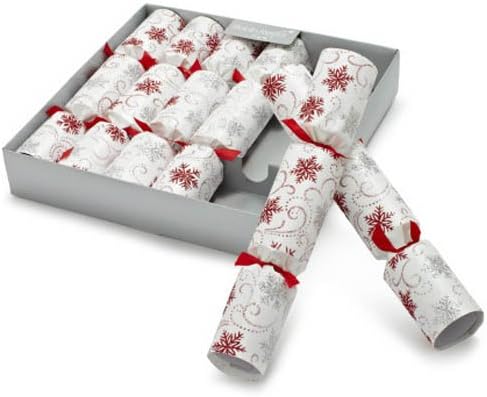 Sur La Table Snowflake Holiday Crackers, Set of 6