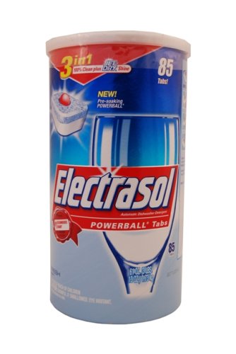 Electrasol Dishwasher Detergent with Powerball Tabs 85 tabs