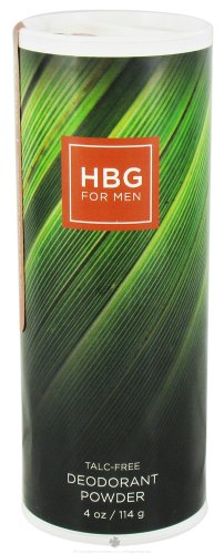 Honeybee Gardens Mens Deodorant Powder Bay Rum -- 4 oz
