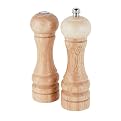 Trudeau Natural Wood Salt and Pepper Shakers - 6"