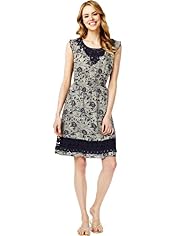 Tropical Print Fit & Flare Dress