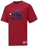 Chicago White Sox MLB Cooperstown Embroidered Tackle Twill Short Sleeve Tee Shirt By Nike Team Sport
