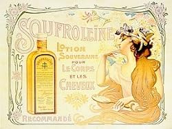 VINTAGE FRENCH ADVERTISING POSTER ~ SOUFROLEINE(Size 11"x17")