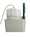 Economy Mouse Pocket with Pen & Pencil Slot - Grey