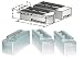 2.00in. TALL STEEL FLAT SOFT JAWS - KITAGAWA B-08 ,B-208, MMK & OTHER 1.5MM X 60 SERRATED CHUCKS