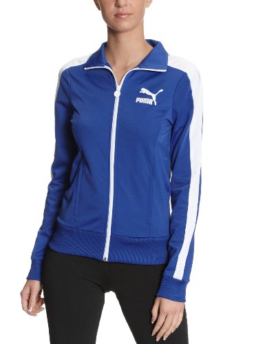 PUMA Damen Lifestyle Trainingsjacke Heroes T7 Track, clematis blue, M Preisvergleich
