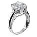 Sterling Silver Round Cut Cz Promise Right Hand Wedding Engagement Solitaire Ring