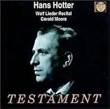 Hans Hotter Wolf Lieder Recital