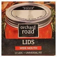 Orchard Road WIDE Mason Jar Canning Lids, 6 dozen, 72 Lids Total, (Lids Only; No Rings), BPA FREE!