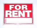 Yard Signs - 12" X 16", "For Rent" Sign