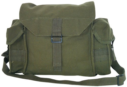 Canvas South African Shoulder Bag - Unisex - Olive