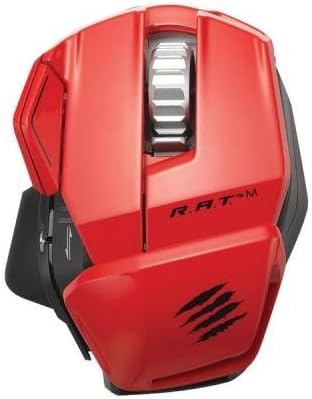 madcatz mcb437100013/04/1 r.a.t. m wireless mobile gaming mouse (red)